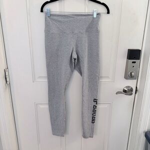 PINK Victoria’s Secret Yoga Leggings M | Gray High-Rise